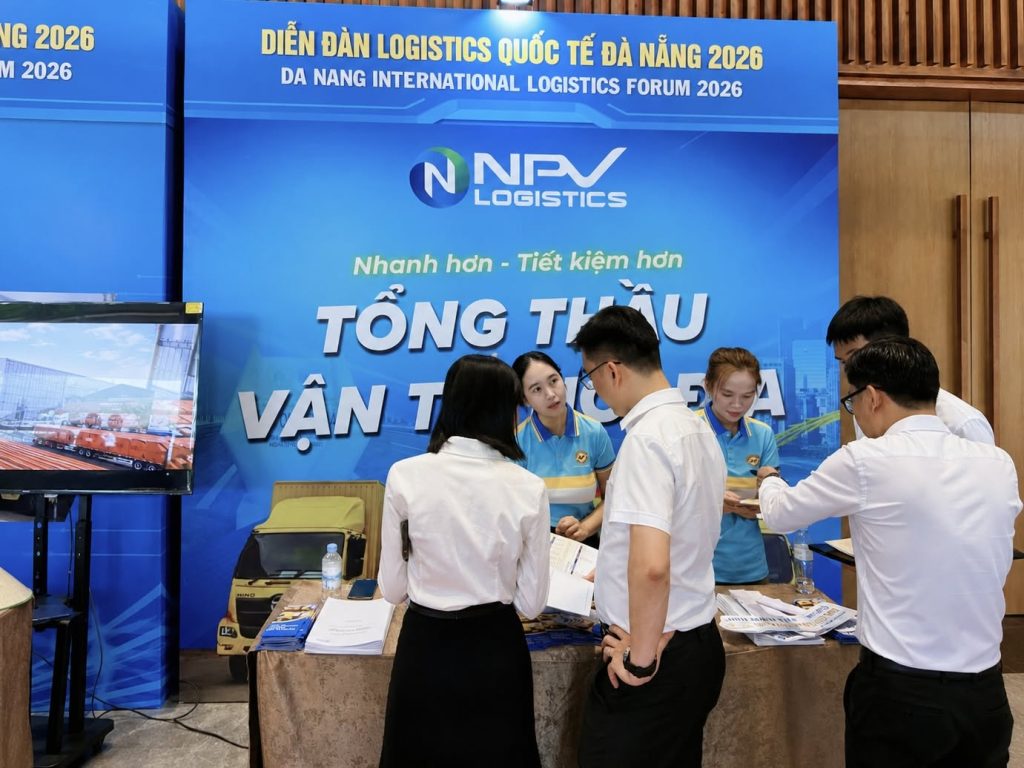 NPV Logistics tư vấn khách hàng tại Diễn đàn Logistics Quốc tế Đà Nẵng 2026